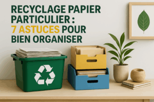 découvrez 7 astuces pratiques pour bien organiser le recyclage de papier à la maison. apprenez comment trier, stocker et recycler efficacement vos papiers en tant que particulier.