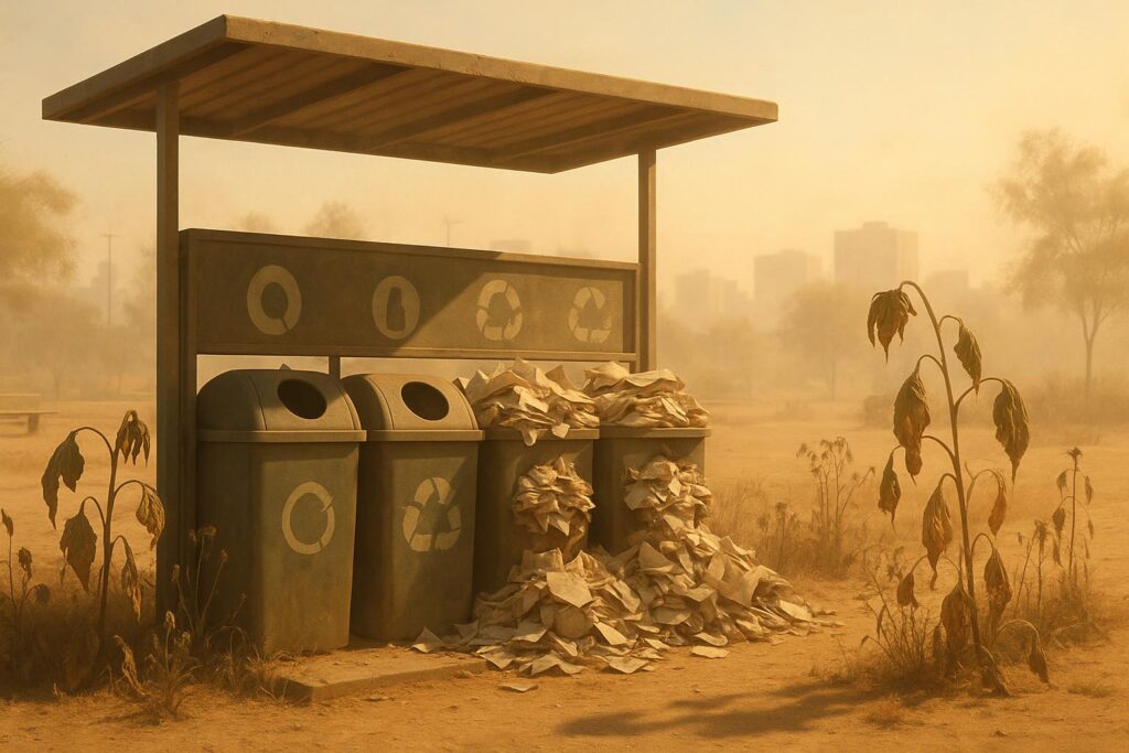 Canicule et recyclage : comment réduire son empreinte écologique en période de forte chaleur ?